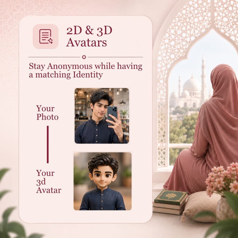 Anonymous 2D & 3D Avatars